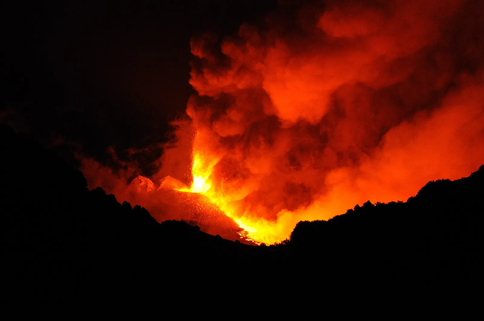 Etna-tulivuoren purkaus (arkistokuva)