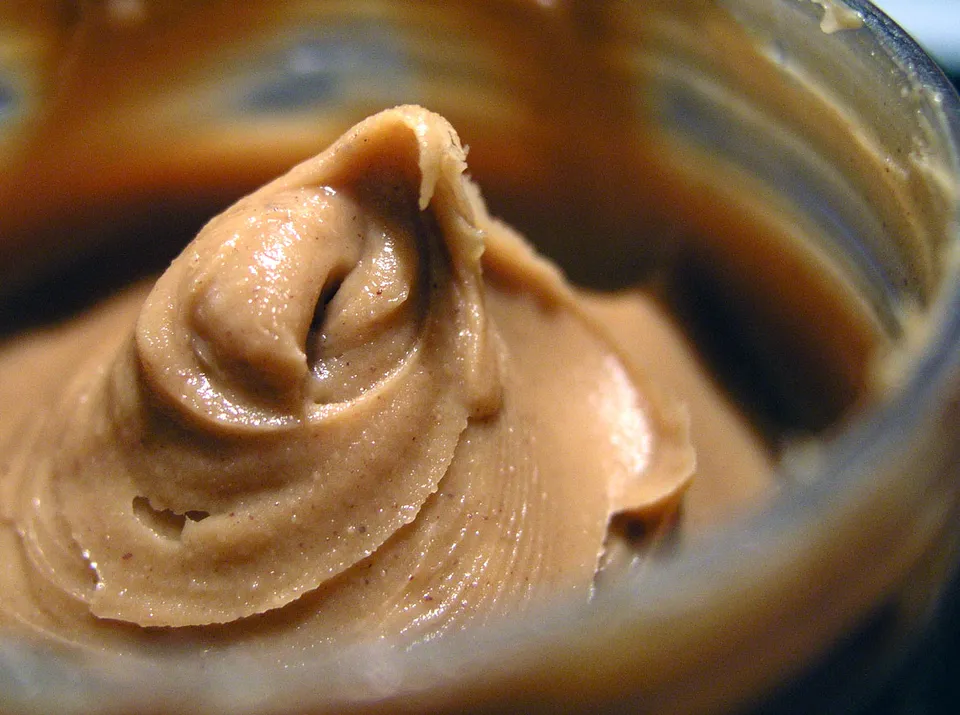 A jar of peanut butter