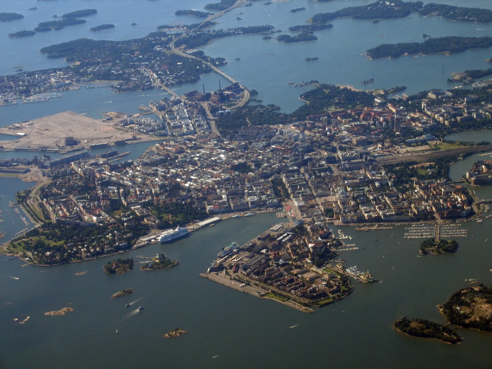 Ilmakuva Helsingistä
