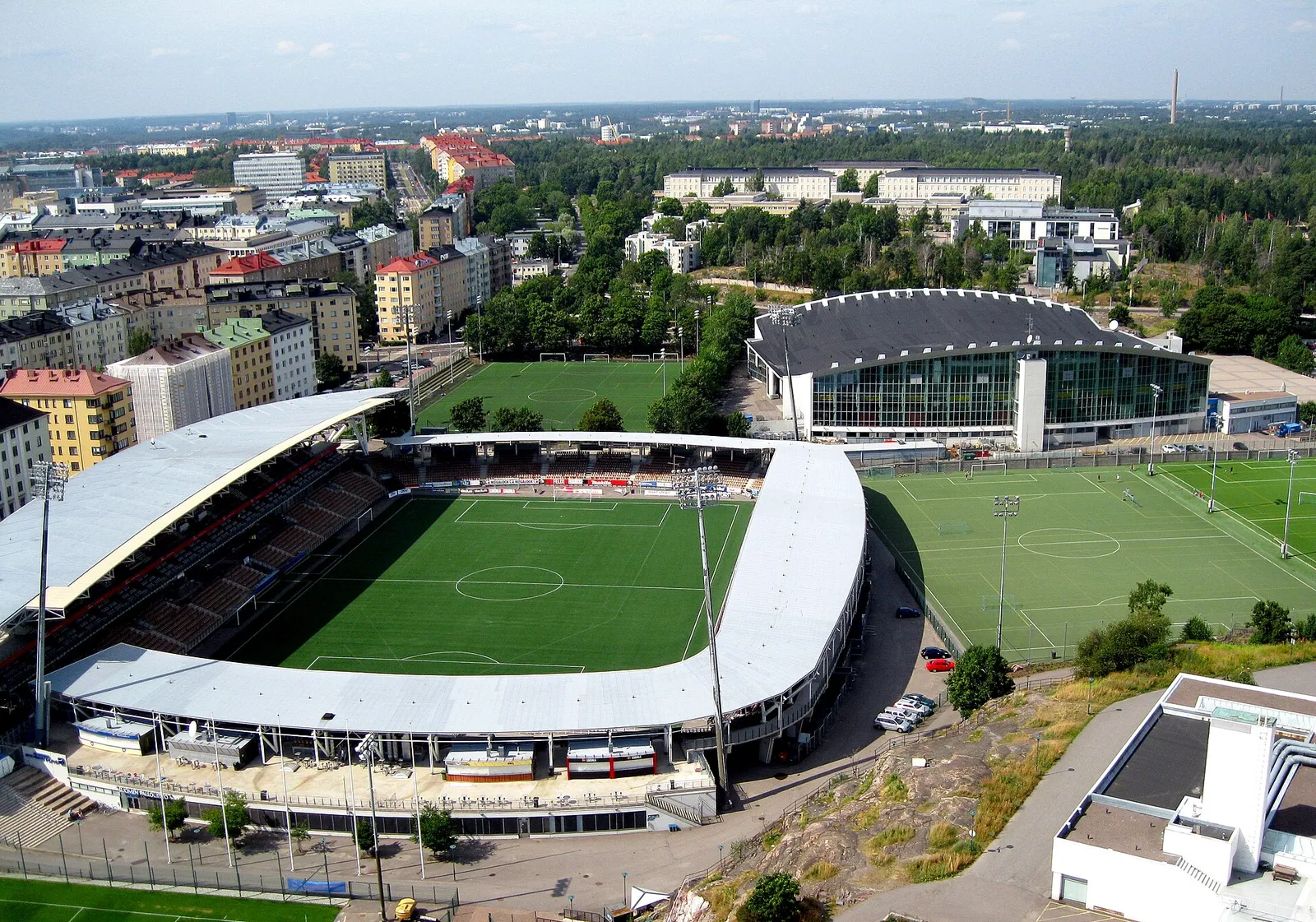 Helsingin jäähalli ja Finnair Stadium