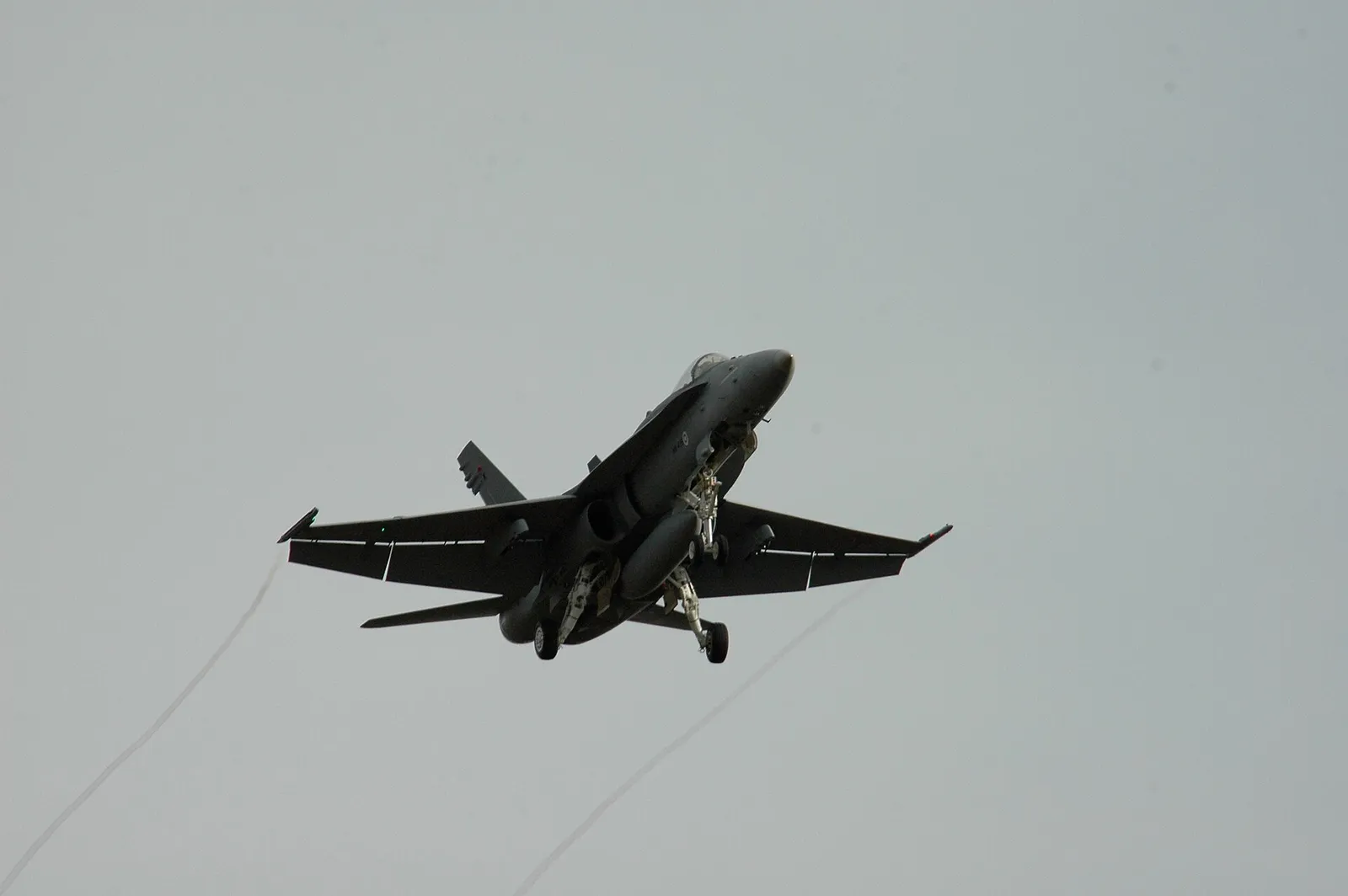 Ilmavoimien F/A-18 Hornet -hävittäjä (kuvituskuva)