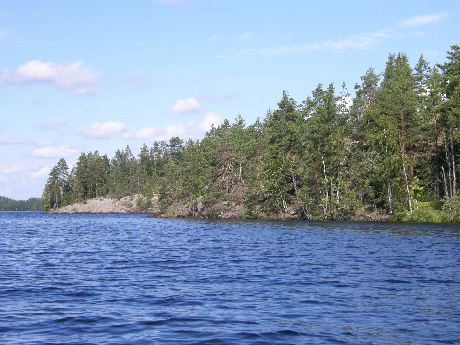 Saimaan rantamaisemaa Puumalassa