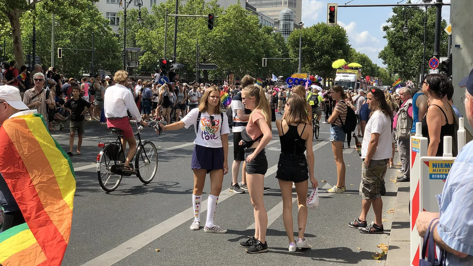 Berliinin Pride-tapahtuman kulkuetta arkistokuvassa