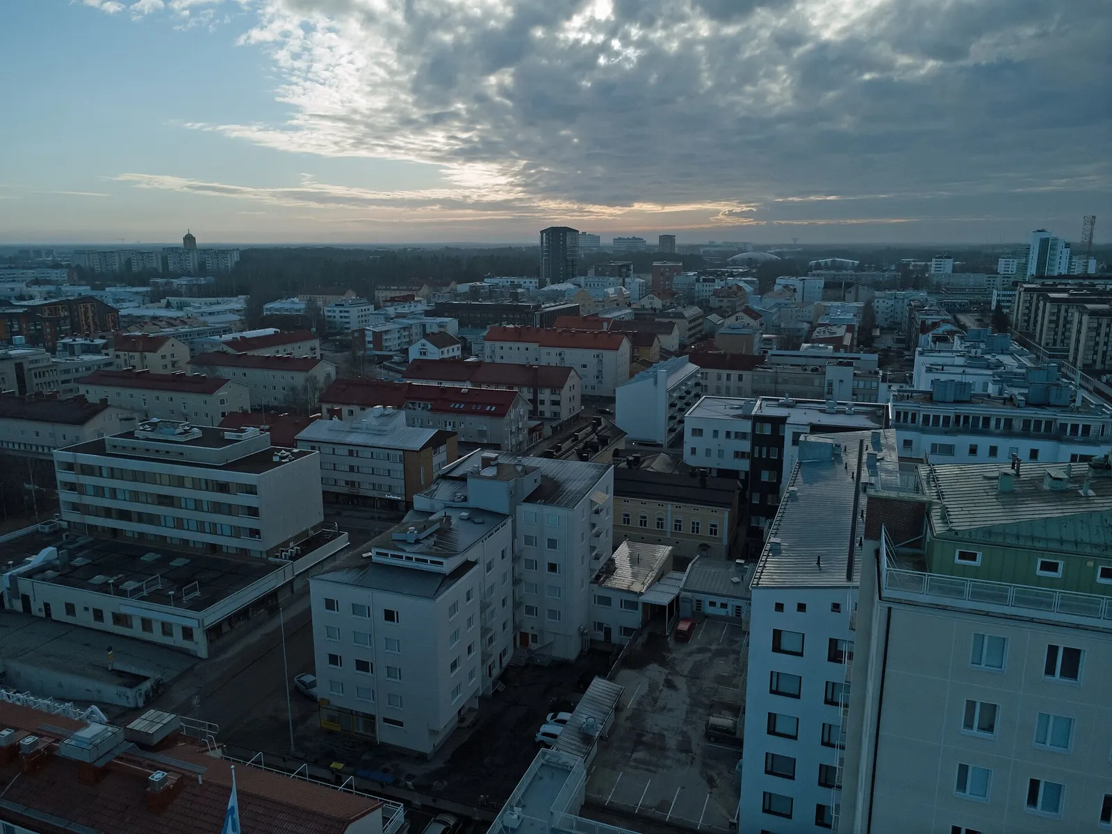 Oulun keskustaa