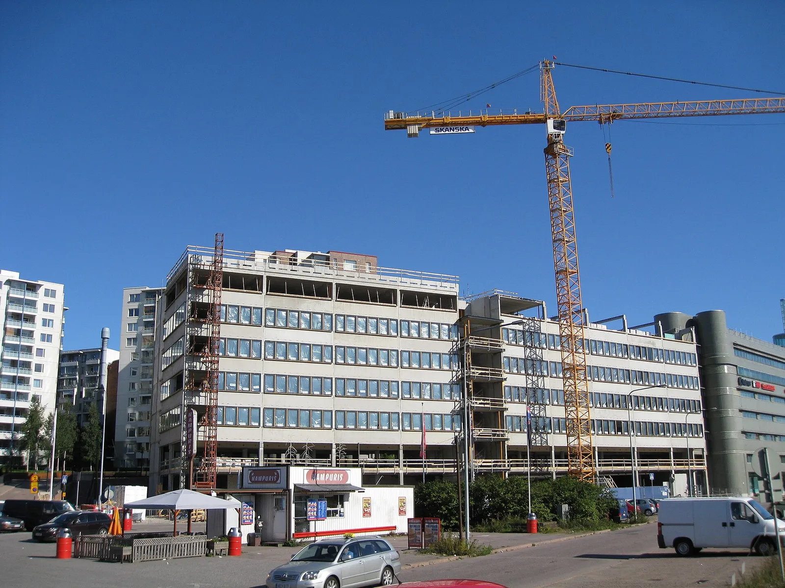 Rakennustyömaa
