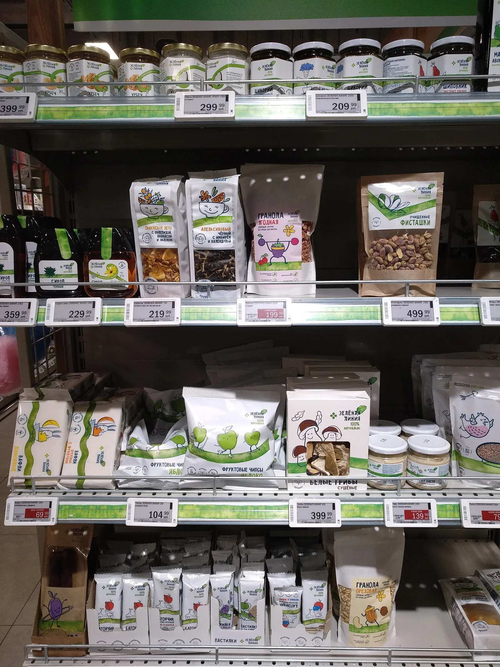 Makeisia kaupan hyllyllä (kuvituskuva)