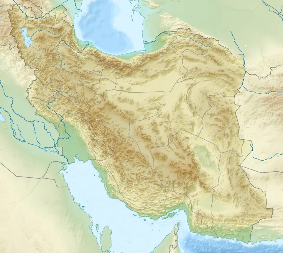 Iranin kartta (kuvituskuva)