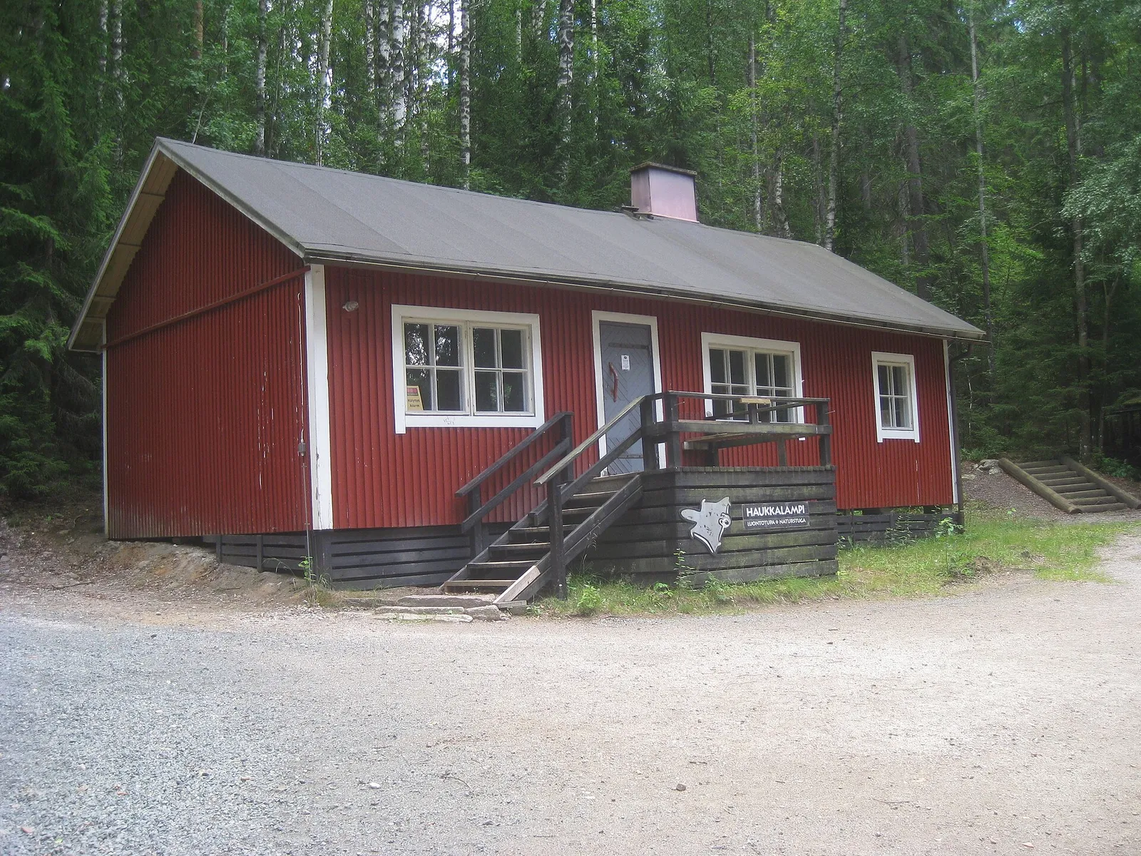 Rakennus Nuuksion kansallispuistossa