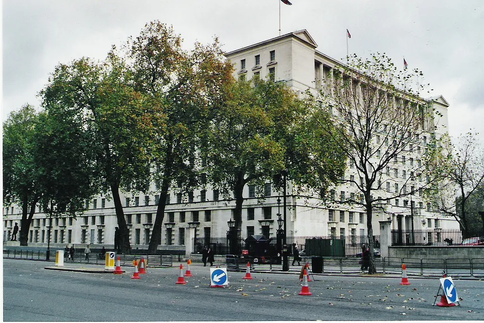 Britannian puolustusministeriön rakennus Lontoossa