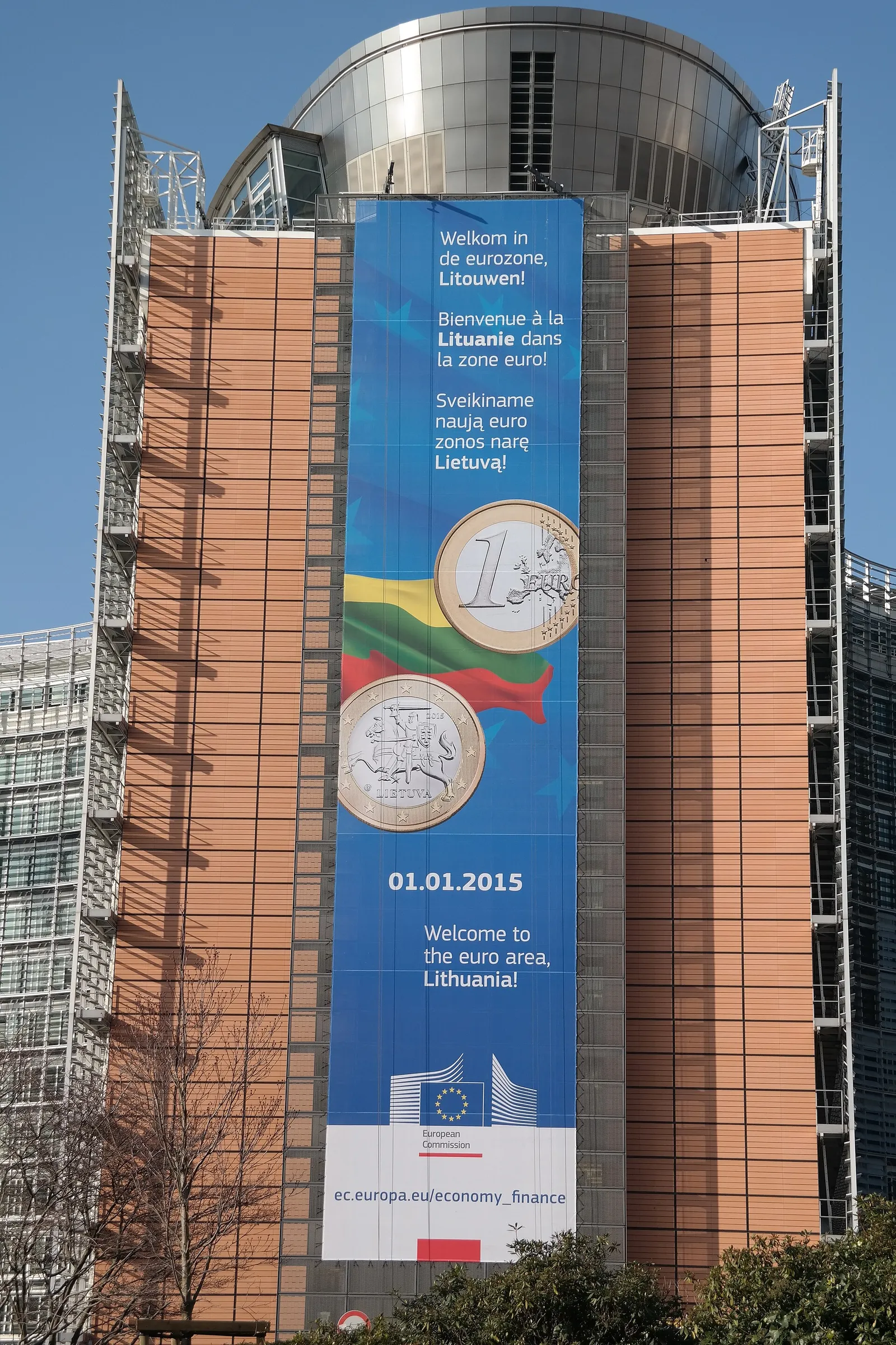 Euroopan komission päärakennus Berlaymont Brysselissä