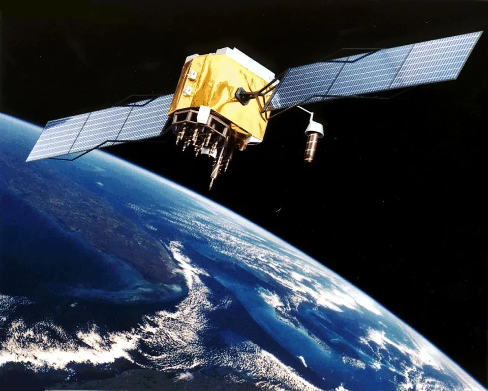 Havainnekuva satelliitista kiertoradalla